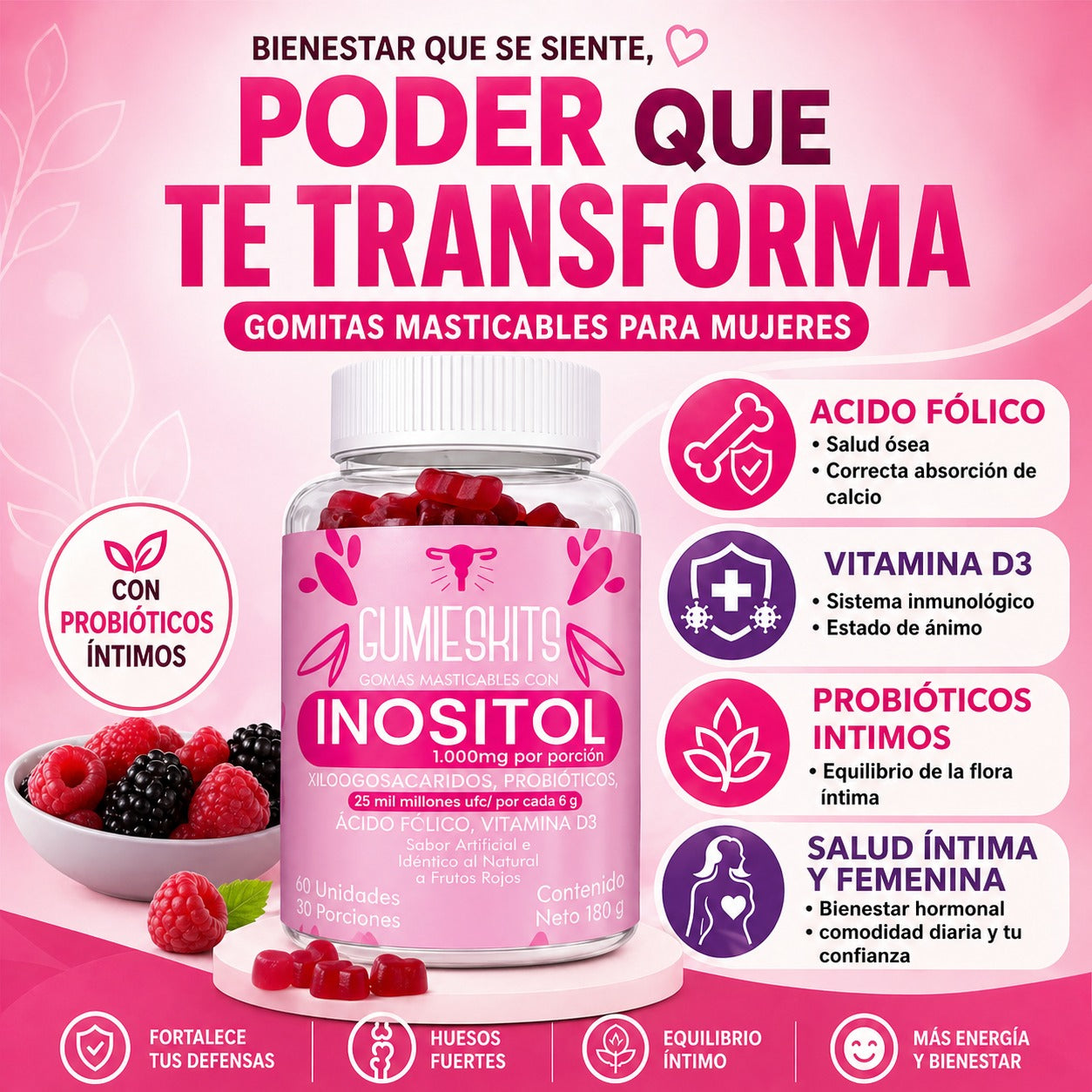 Gomitas De Inositol