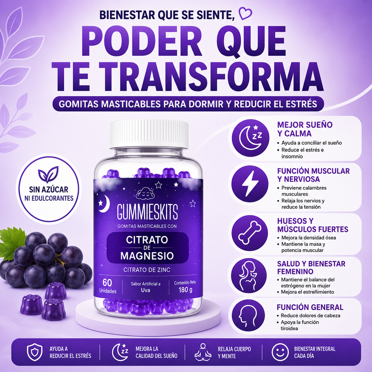 Gomitas de Citrato de Magnesio