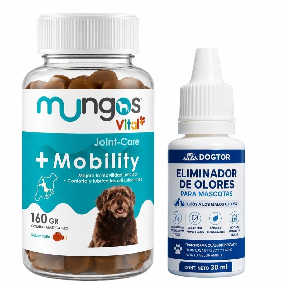Gomitas Joint-Care +Mobility para perros 160 g con eliminador de olores de obsequio
